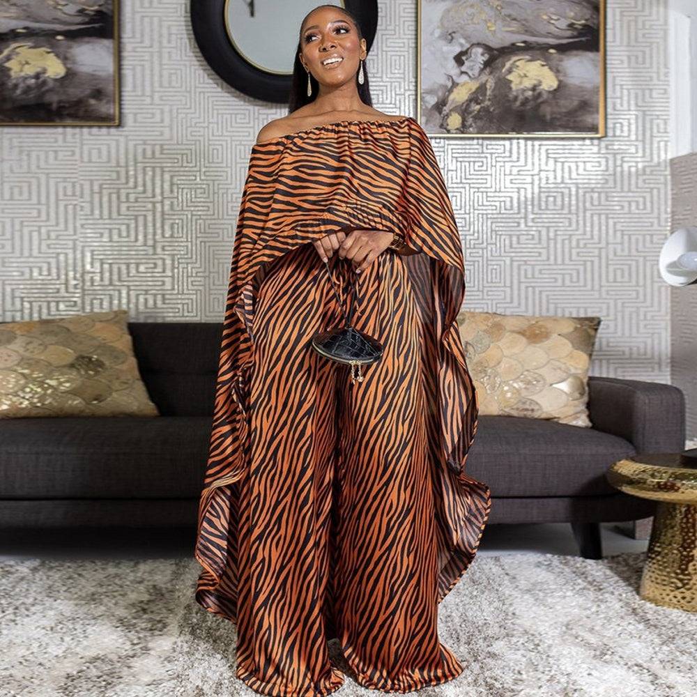 African Dashiki Two-Piece Suit for Women