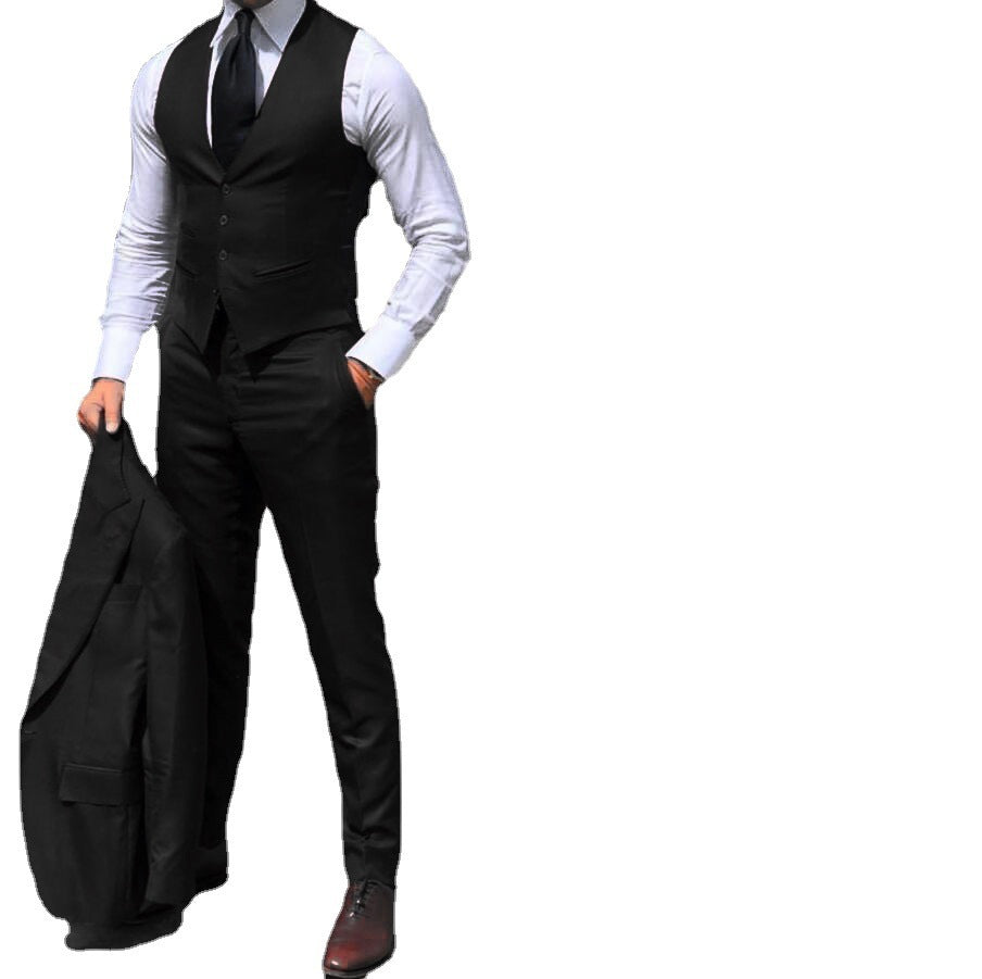 Slim-Fit Foreign Trade Suit for Men - Elegant and Comfortable